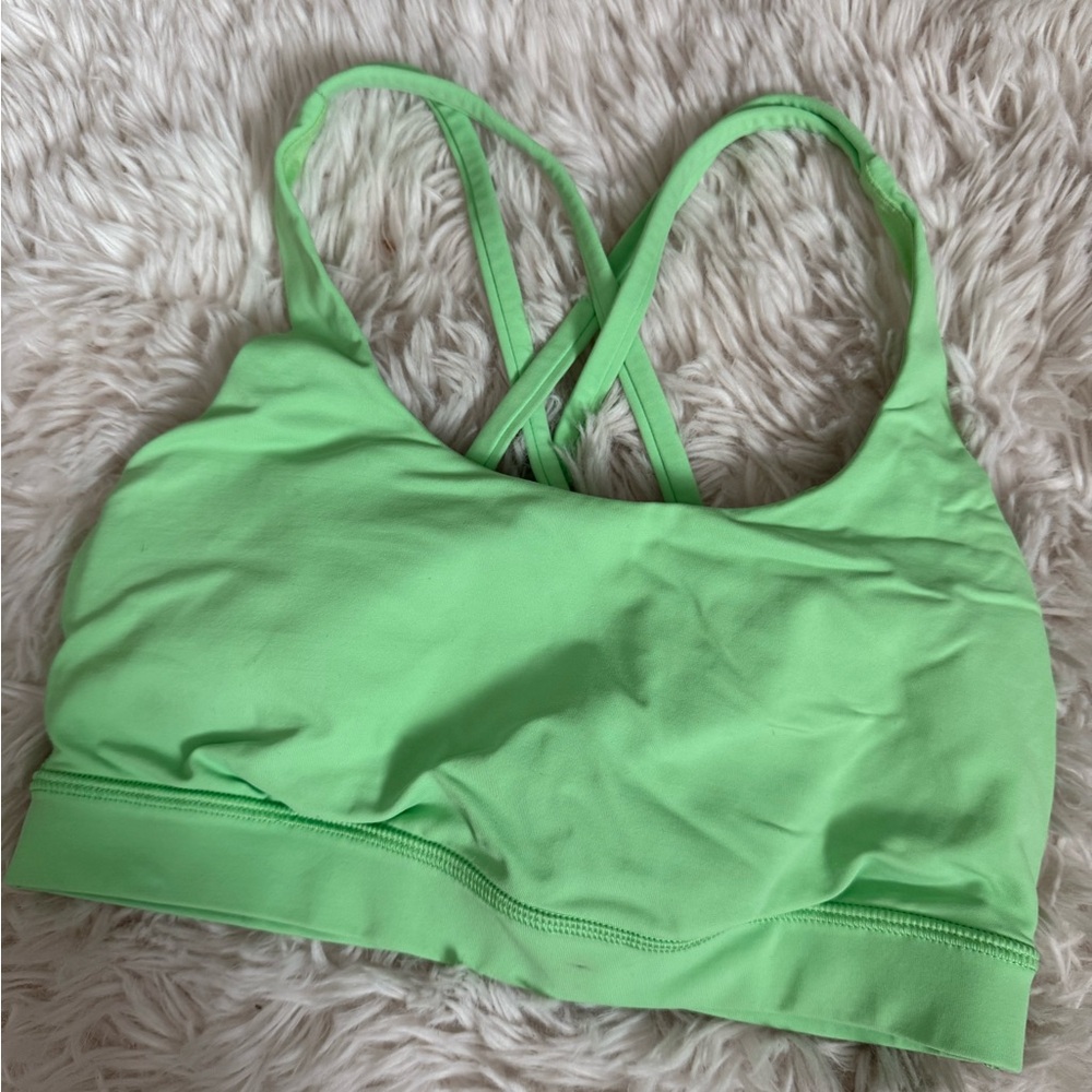 Lime Green Sports Bra